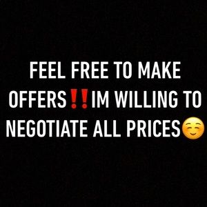 NEGOTIABLE PRICES‼️